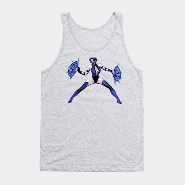 Princess Kitana Tank Top by Keith_Byrne